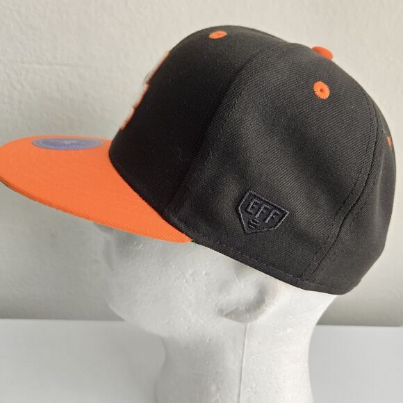SIOUX CITY GHOSTS EFF DNA EBBETS Field Black Orange Fitted HAT Size 7 Mens NEW - Picture 3 of 6